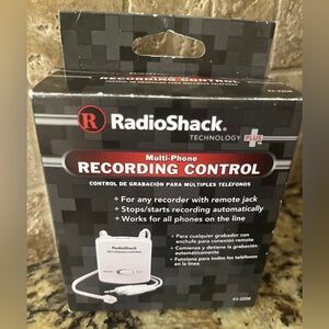 NEW IN BOX RADIO SHACK MULTI PHONE RECORDING CONTROL